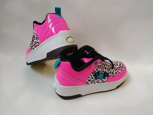 35 Heelys Propel 2.0 black/hot pink/ Zebra Schuh mit Rollen Heelies Sneakers Gr 